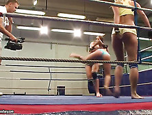 Andy Brown,  Carla Cox And Nikky Thorne Fighting With No Rules