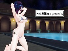 3D Anime (Ffm) "vulgar Pool Party"