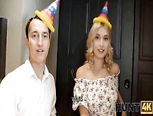 Hunt4K. Bimbo Golden-Haired Has Anal Sex With Stranger During The Time That Her Stud Watches This