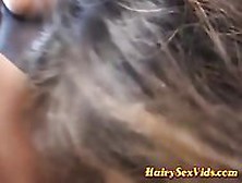 Firm Black Lesbo With Hairy Pussy