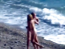 Golden Haired Milfma And Her Man Get Caught By Beach Sex Voye