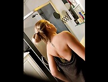 Bathroom Spy - Sexy Swedish Girl Caught Naked