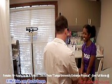 Lotus Lains’ New Student Gyno Exam By Doctor From Tampa On Cam
