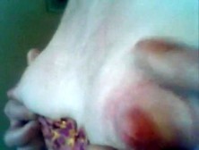 Horny Homemade Nipples,  Close-Up Sex Clip