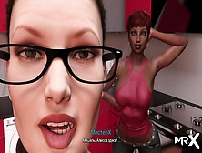 Makes Cunnilingus To Older Vagina,  But Is There A Condom? [Game Porn Story] # 8