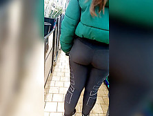 Candid Fat Ass Stretch Pants