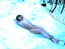 Slave Training In The Snow 1