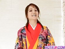 Miina Is Undressed Of Kimono And Well Fucked