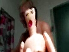 Frat Boys Fuck A Blow Up Doll But Rather Fuck Each Other
