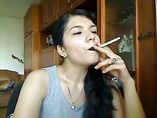 Crazy Homemade Smoking,  Solo Girl Sex Movie