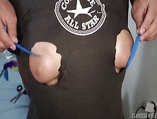 Getting My Boobies Played With In A Ripped Tshirt