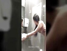 Desi Couple Doggystyle Bathroom Sex