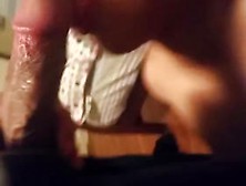 Submissive Handcuffed Asian Blowjob