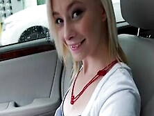 Blonde Teen Babe Maddy Rose Gets Her Pussy Boned In The Car