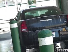 Slut With Nice Tits Sharked In Car Wash