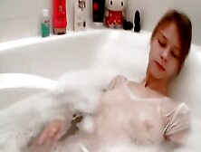 Busty Girl Shaving Her Pussy