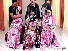Rare Oriental Orgy With 3 Hot Jav Teens With Hairy Snatch