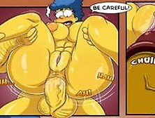 The Simpsons - Marge Erotic Fantasies - 2 Big Cocks In Both Holes Dp Anal - Cheating Wife