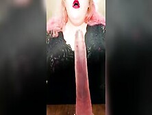 Smoking Oral Sex With Red Lipstick
