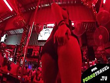 Asian Bar Girl Dancing