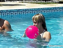 Hardcore Group Sex Pool Games