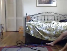 Webcam Girl Sucks,  Dances And Receives A Facial. Avi