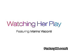 Marina Visconti In Watching Her Play - Fantasyhd Video