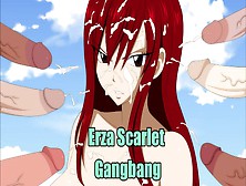 Cartoon Nnn Reward: Erza Scarlet Sex-Party (Fairy Tail)