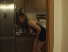 Nasty Cunt Pees Herself & Makes A Drink