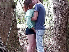 Couple Fucking Outdoors In The Woods