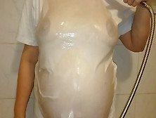 Wet Shirt.  Tits In The Water.  Pussy Shower.