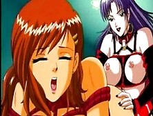 Anime Lesbians Takes Big Strapon