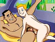 Gay Pool Party Cartoon