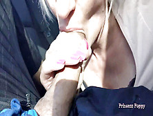 Pink Nails - Big Schlong - Car Oral Pleasure - Goddess Poppy