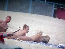 Beach Spy Voyeur Captures Two Friends Sunbathing Topless