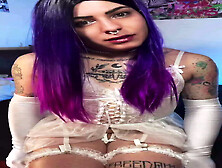 Tattooed Trans Girl Fucks Hot