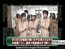 Subtitled Japan Enf Office Women Butt Swaying Exercise