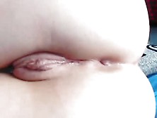 Big Ass Girl Teases Pussy Lips In Webcam Video