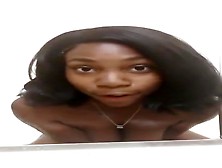 Ebony Teen Fuckd Herself In The Shower