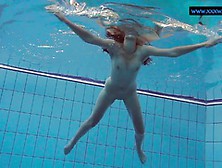 Beautiful Lastova Being Flashy Underwater