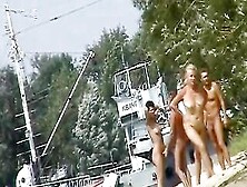 Sexy Beach Voyeur Episode Shows Older Nudists Enjoying Every Others Company.