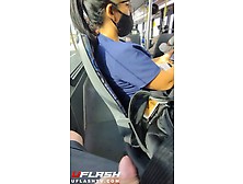 Stroking My Cock For A Latina On The Bus