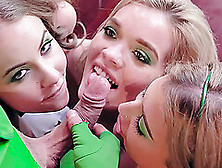 St.  Patrick's Day Orgy With Katie Kush And Her Costumed Friends