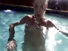 Naughty Scuba-Blowing! Blonde Cutie Sunny Lane Drains Cock Underwater!