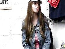 Attractive 18 Year Old With Gigantic Natural Breasts Penelope Kay Getting Caught Shoplifting And Taught An Anal