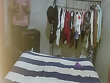 Spying On My While She Changes Her Clothes,  She Discovers Me And Doesn't Tell My Parents,  She Prefers To Fuck Me Because She Fee
