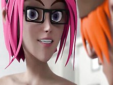 Animated Sex University - Huge Titty Animated Milf Begs For Schoolgirl's Cum Into Front Of The Whole Class!