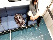 She Masturbates Alone,  Embarrassed Because She Is Alone On The Train.