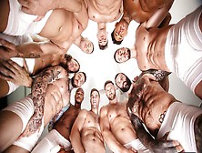 Men. Com - Jizz Orgy - Orgy With Paul Wagner,  Gabriel Clark,  And Others