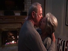 Senior Cuckold Kissing